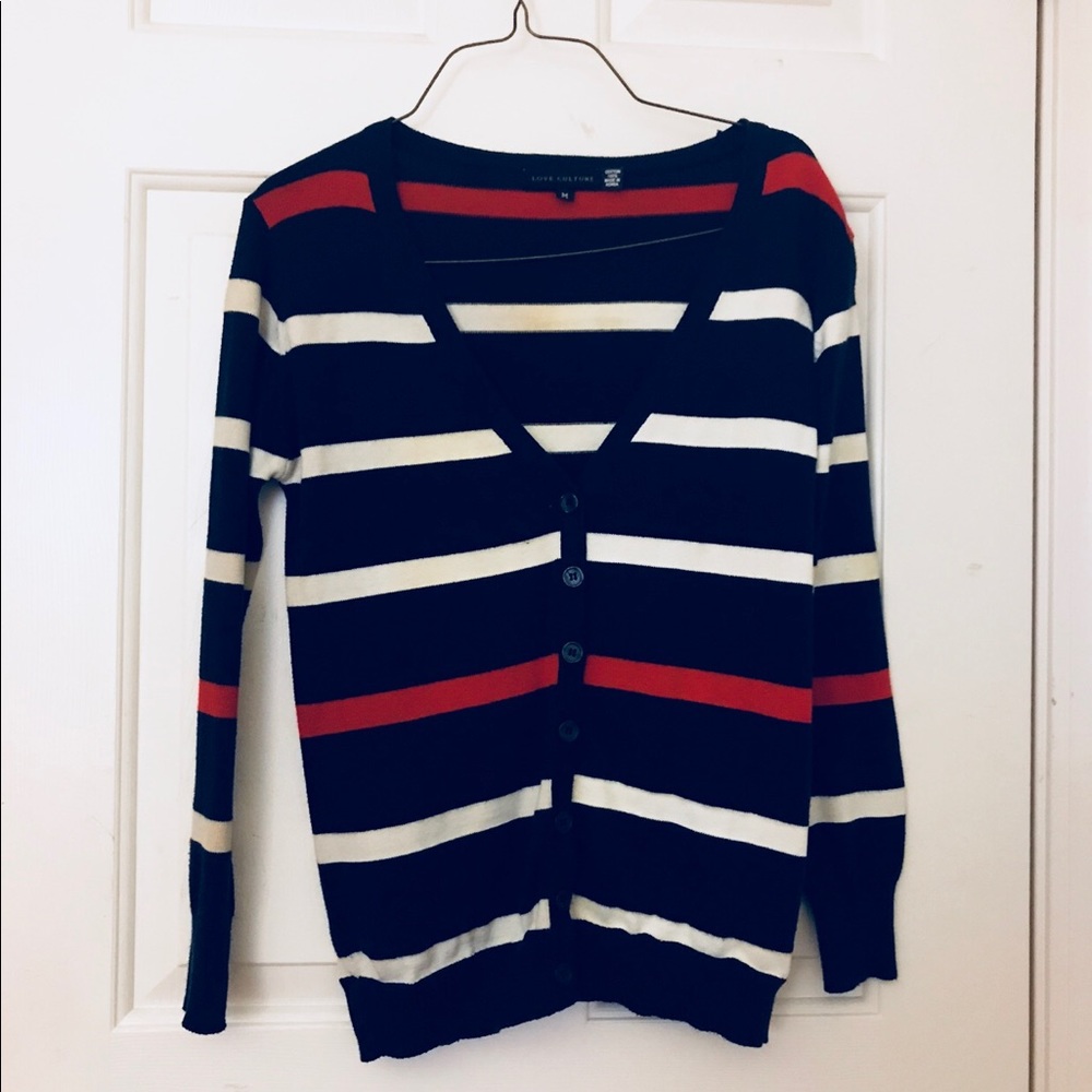 Striped Cardigan